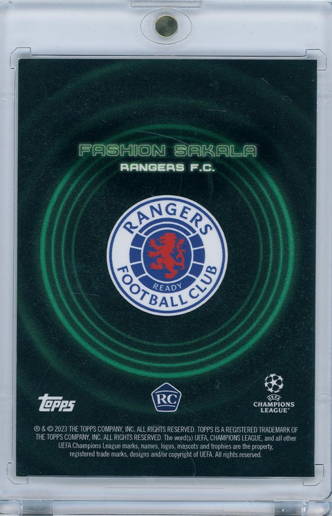 2023 Topps Soccer Showtime Fasion Sakala 36/99 Auto