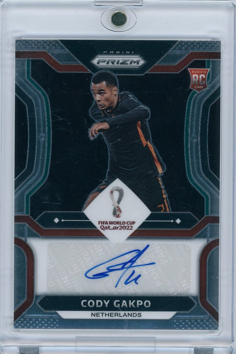 2022 Panini Soccer World Cup Prizm Cody Gakpo Auto