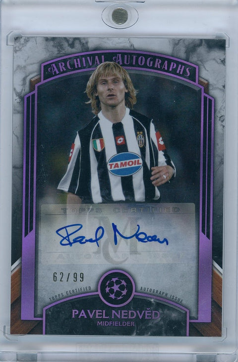 2022/23 Topps Mueum #AA-PN Pavel Nedved Archival Autograph 60/99