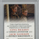 2019 Game of Thrones Lena Headey & Jack Gleason AUTO PSA 10