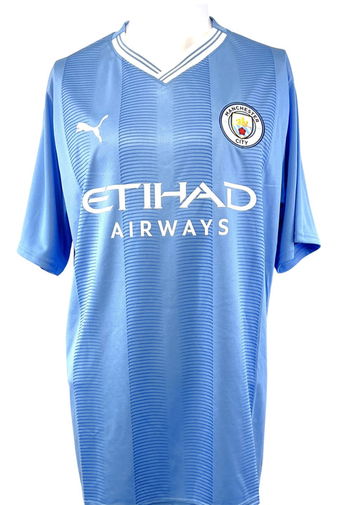 Erling Haaland #9 Autographed Puma Manchester City 2023/2024 Home Jersey