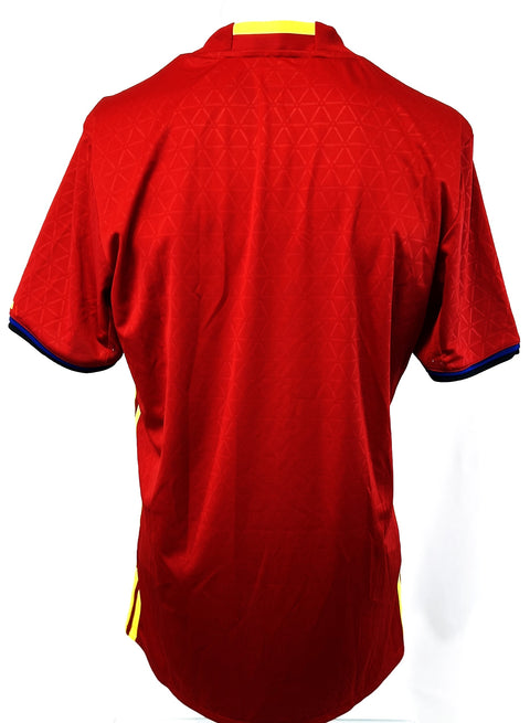 Andres Iniesta Front Signed Spain 2016/17 Adidas Home Jersey