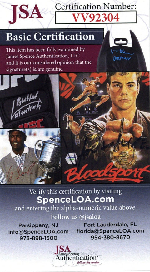 Bex Taylor Klaus Autographed Star Wars Squadrons 20cm x25cm Photo JSA