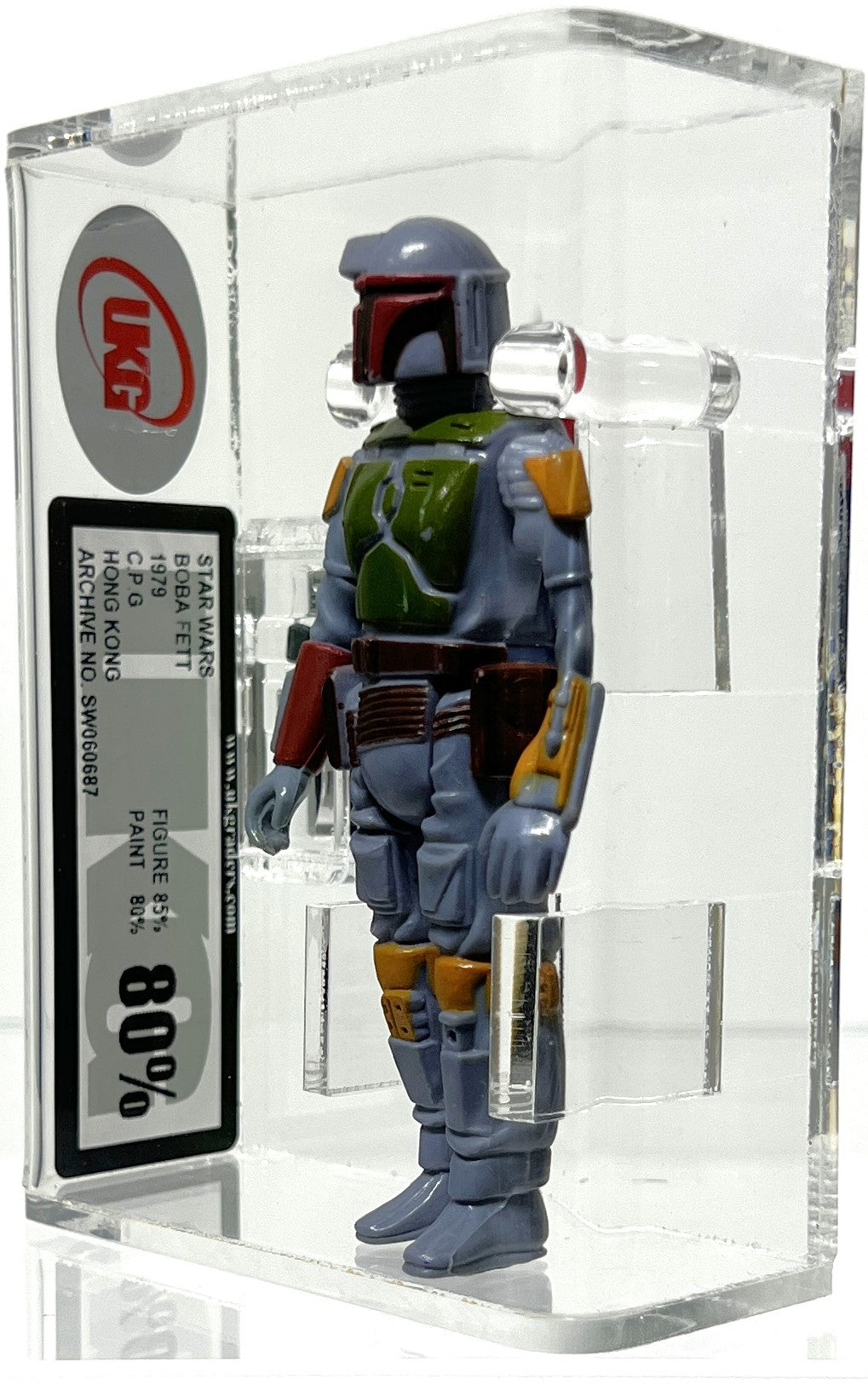 STARWARS silver Boba Fett AFA鑑定 AFA 85 Boba Fett ボバ・フェット