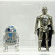 Star Wars R2-D2 Sensorscope 1977 Stamp G.M.F.G.I. No Coo UKG 80 *SW054723* & Star Wars C-3PO R/Limbs 1982 L.F.L. No Coo UKG 90 Gold *SW054722*