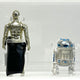 Star Wars R2-D2 Sensorscope 1977 Stamp G.M.F.G.I. No Coo UKG 80 *SW054723* & Star Wars C-3PO R/Limbs 1982 L.F.L. No Coo UKG 90 Gold *SW054722*