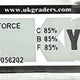 Star Wars Power Of The Force  B-Wing Pilot 1984 Kenner 92 Back-A UKG Y85  *SW056202*