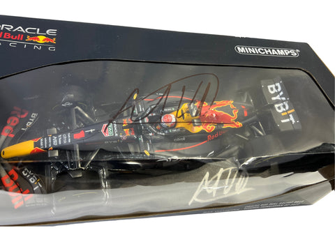 Max Verstappen Autographed 1/18 Red Bull Racing Honda RB18 Winner Hungarian GP 2022 Limited /360 pcs
