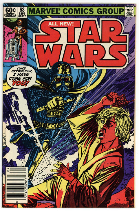 Star Wars #63 Newsstand Edition VF-