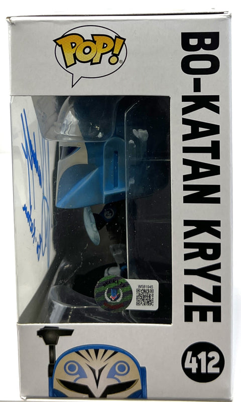 Katee Sackhoff Autographed Star Wars "Bo-Katan" Funko Pop #412 Beckett