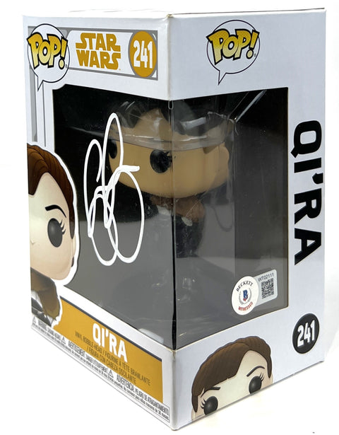 Emilia Clarke Autographed Star Wars Qi'Ra Funko Pop #241 Beckett