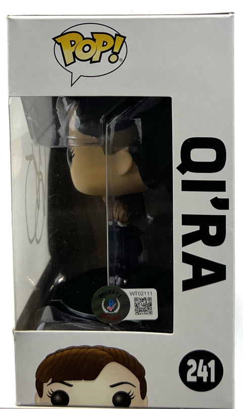 Emilia Clarke Autographed Star Wars Qi'Ra Funko Pop #241 Beckett