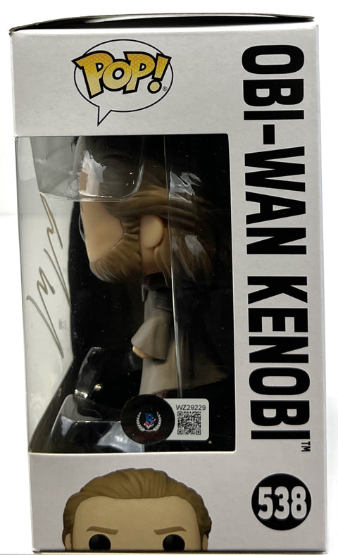 Ewan McGregor Autographed Obi Wan Kenobi Funko Pop #538 Beckett