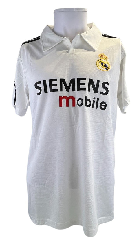 Luis Figo #10 Autographed Real Madrid Home Jersey