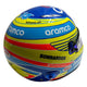 Fernando Alonso Autographed Aston Martin 1:2 Official Season 2023 Mini Helmet