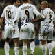 Luis Figo, Roberto Carlos & Ronaldo Nazário Autographed Photograph 28cm x 36cm Framed