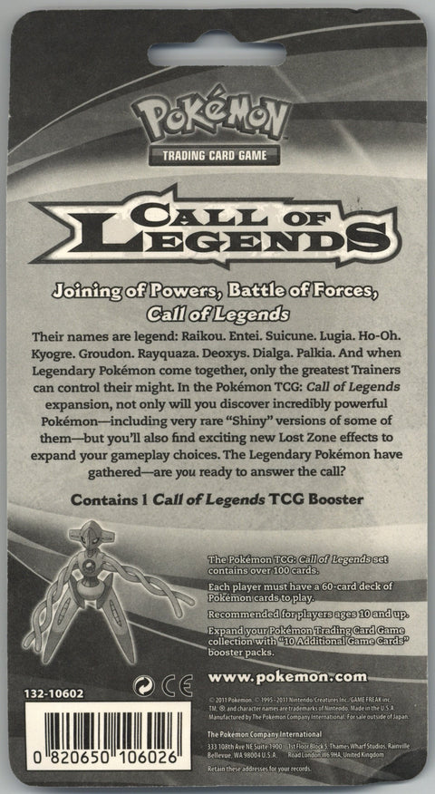 Pokémon Call of Legends Blister Pack Sealed