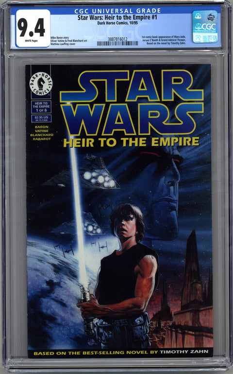 Star Wars: Heir to the Empire #1 CGC 9.4 (W) *3887816012*