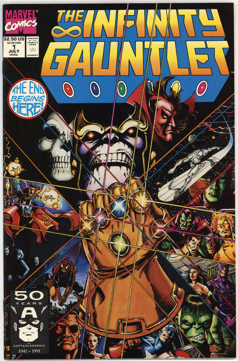 Infinity Gauntlet #1-6 Complete Set NM