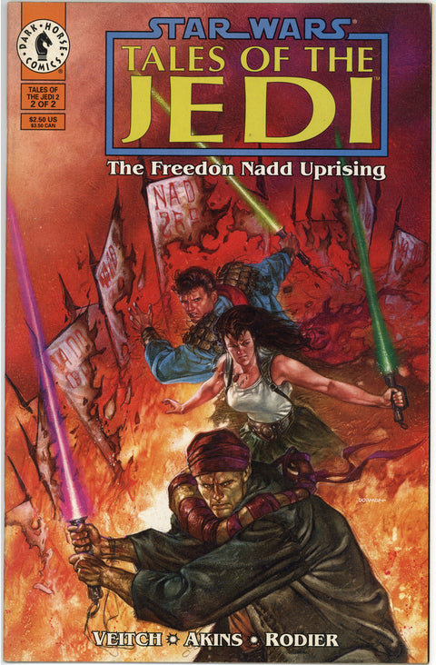 Star Wars Tales of the Jedi Freedon Nadd Uprising #1-2 VF/NM