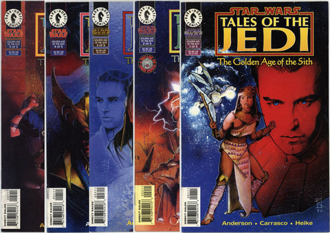 Star Wars Tales of the Jedi Golden Age of the Sith #1-5 VF/NM