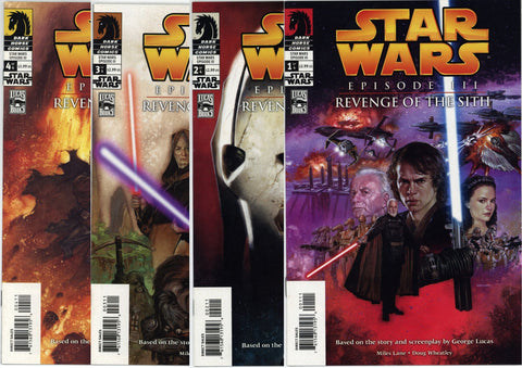 Star Wars Episode 3 Revenge of the Sith #1-4 NM+