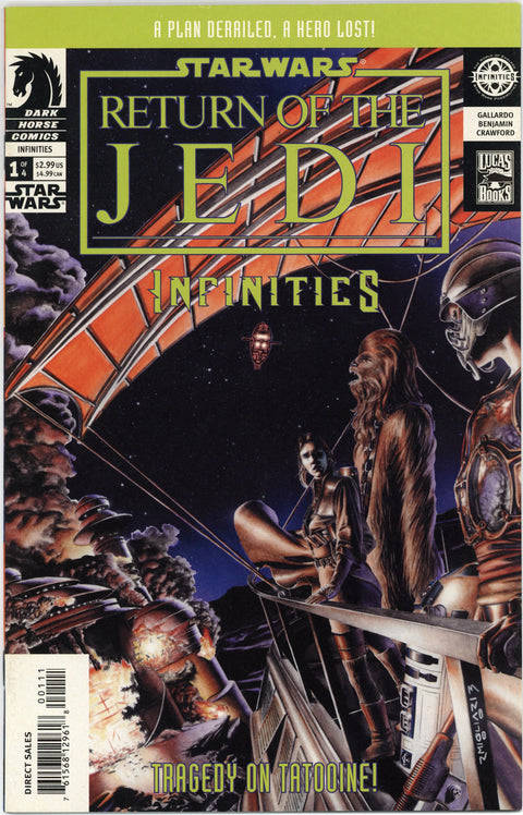 Star Wars Infinities Return of the Jedi #1-4 VF/NM