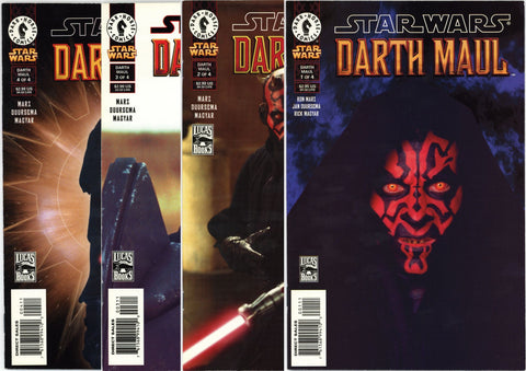 Star Wars Darth Maul Photo Variant Set #1-4 NM