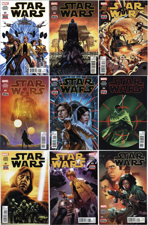 Star Wars 2015 #1-9 NM+