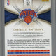 2013/14 Panini Immaculate Carmelo Anthony Patch Auto Card #152 43/75