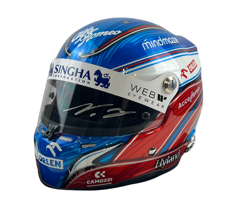Valtteri Bottas Autographed Alfa Romeo Sauber 1:2 2022 Mini Helmet