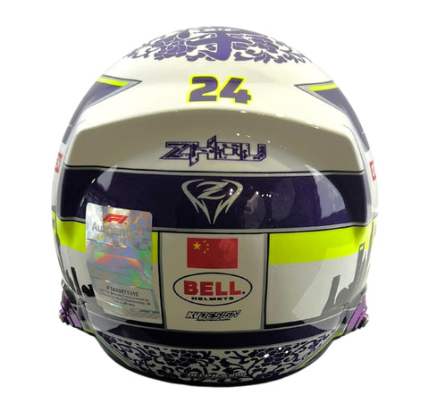 Zhou Guanyu Autographed Alfa Romeo Sauber 1:2 2022 Mini Helmet