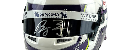 Zhou Guanyu Autographed Alfa Romeo Sauber 1:2 2022 Mini Helmet