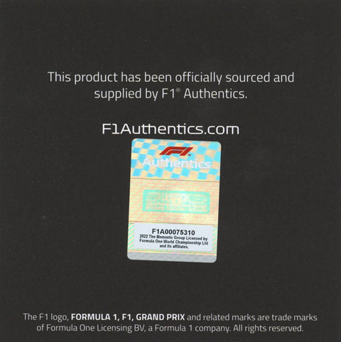 Zhou Guanyu Autographed Alfa Romeo Sauber 1:2 2022 Mini Helmet