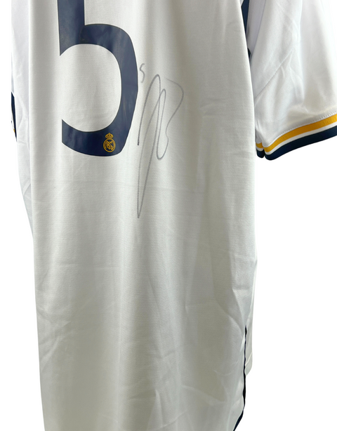 Jude Bellingham #5 Autographed 2023/24 Real Madrid Home Jersey