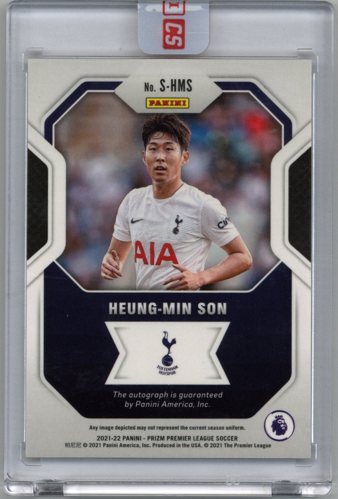 21-22 Panini Heung-Min Son 直筆サイン 得点王シーズン