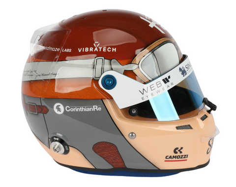 Valtteri Bottas Autographed 2023 Replica Full Size Italian Grand Prix Formula 1 Helmet