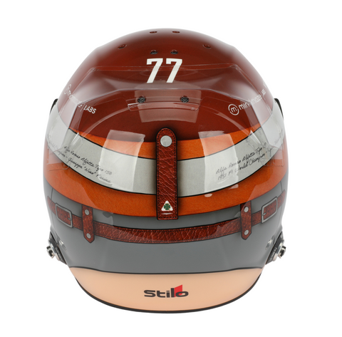 Valtteri Bottas Autographed 2023 Replica Full Size Italian Grand Prix Formula 1 Helmet