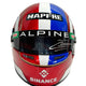 Esteban Ocon Autographed  BWT Alpine 2022 1:2 Scale Mini Helmet