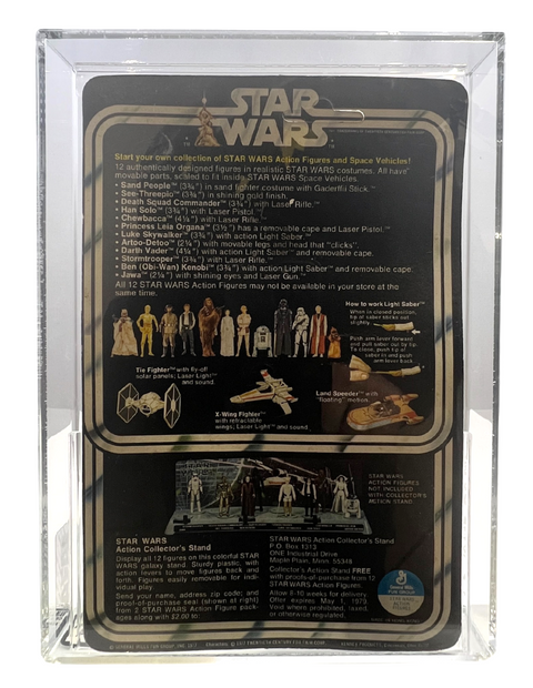 Star Wars Luke Skywalker 1978 Kenner 12 Back-B Unpunched Figure AFA 75 *11619476*