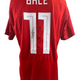 Gareth Bale #11 Autographed Wales Home Jersey