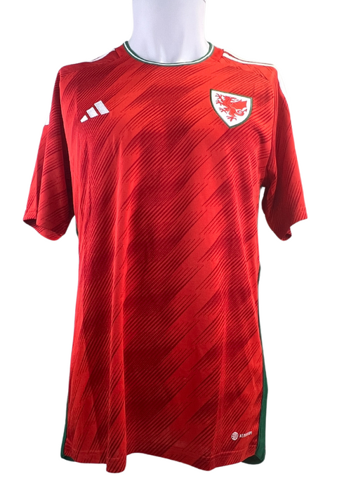 Gareth Bale #11 Autographed Wales Home Jersey