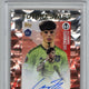 2022/23 Topps Gold X Dan Leydon UEFA Alejandro Garnacho Future Stars-Auto-Red 1/10 PSA 9