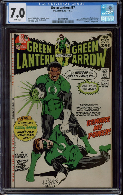 Green Lantern #87 CGC 7.0 (W) *4010094021*