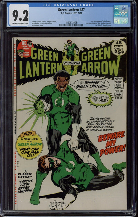 Green Lantern #87 CGC 9.2 (OW-W) *4190672008*