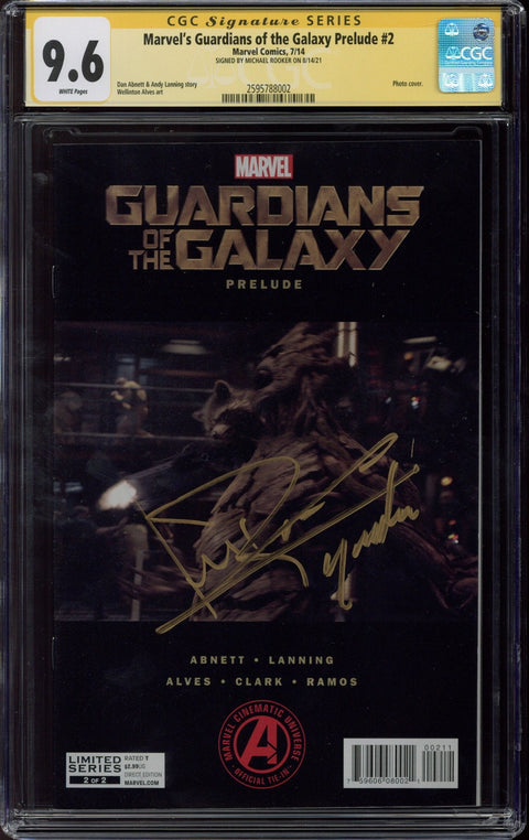Guardians of the Galaxy #2 CGC 9.6 (W) Signed By Michael Rooker *2595788002*