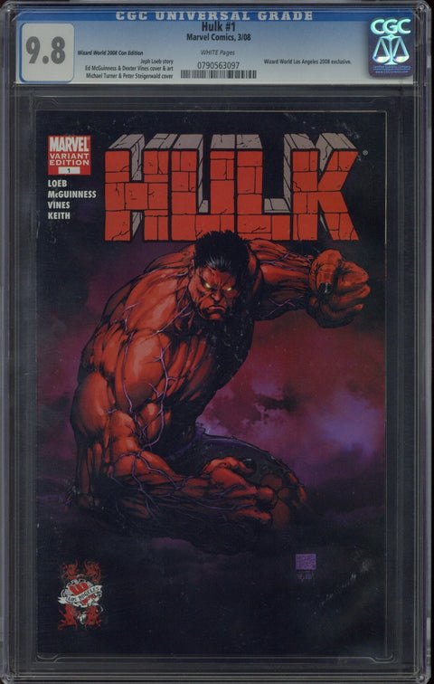 Hulk #1 CGC 9.8 (W) Wizard World Edition *0790563097*