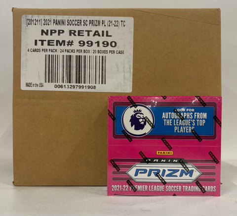 2021/22 Panini Prizm Premier League EPL Soccer Retail 24-Pack