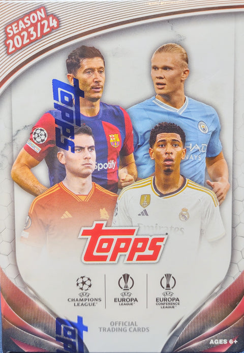 2023/24 Topps UEFA Club Competitions Soccer 7-Pack Blaster