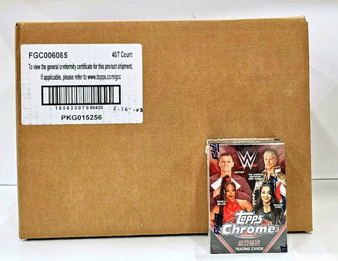 2025 Topps Chrome WWE Wrestling 7-Pack Blaster